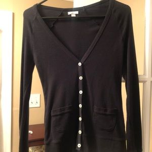 Black Old Navy cardigan, size small